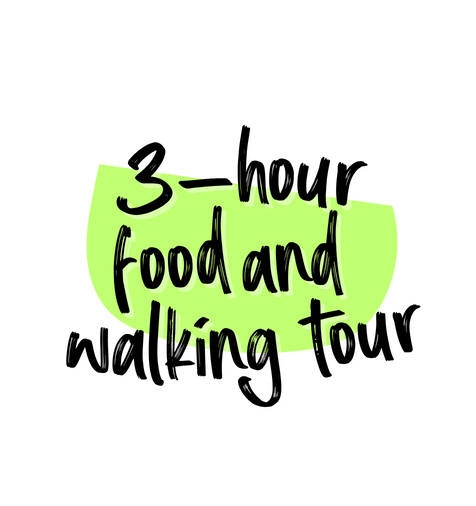 3 hour food and walking tour
